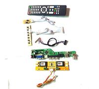 Para HSD190ME13-A02/A03 T.V53 tablero controlador 4CCFL 30Pin LVDS VGA HDMI AV USB RF Remote+Inversor+teclado panel de pantalla LCD Kit (HSD190ME13-A03)