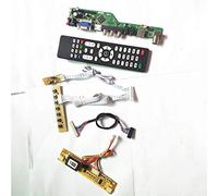 Para HSD190MEN4-A00/A01 LVDS 2CCFL 30Pin teclado+Remote+Inversor T.V53 tarjeta de unidad HDMI VGA USB AV RF LCD panel monitor Kit (HSD190MEN4-A01)