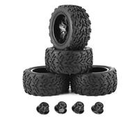 Para HSP Para HPI 94108 94111 94188 1/10 4 Uds Neumáticos 55x115MM Llanta Plástico Neumático Goma RC Todoterreno Accesorios Camiones Y Coches RC Juguetes(Size1)