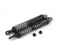 Para HSP Para HPI Para AXIAL Para Losi 1/8 2 Unidades Amortiguador Aluminio Ajustable Aceite Coche RC 140 Mm Para Buggy Camión Piezas Mejoradas Accesorios RC(Titanium)