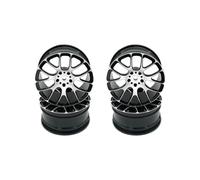 Para HSP Para HPI Para Redcat Para Kyosho Para Sakura Para Tamiya Para TT02 MN86K 1/10 4 Llantas Aleación RC Drift On Road Para Coche Carreras Piezas(Black)