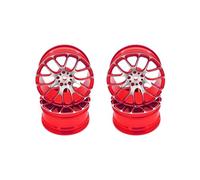 Para HSP Para HPI Para Redcat Para Kyosho Para Sakura Para Tamiya Para TT02 MN86K Llantas Aleación 1/10 RC Drift On Road Para Coches Carreras Piezas(Red)