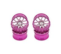 Para HSP Para HPI Para Redcat Para Kyosho Para Sakura Para Tamiya Para TT02 MN86K Llantas Aleación 1/10 RC Drift On Road Para Coches Carreras Piezas(Pink)