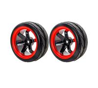 para HSP para HPI para Traxxas para TRX4 para TRX-4 para Tamiya RC Car Tires Accessories 1/10 2 Piezas RC Car On Road Tires Y Rueda Hexagonal De 12 Mm RC Coche NeumáTico Piezas
