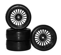Para HSP Para HPI Sprint 2 Drift RS4 1:10th On Road 4WD 4 Piezas/2 Piezas 26 Mm Neumáticos Goma RC Llantas Rueda Hex 12 Accesorios Reparación Piezas(4pcs)