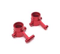 Para HuangBo Para Toys ZP1001 ZP1002 ZP1003 ZP1004 1/10 RC Car Parts Metal Upgrade Refit Front Eje Steering Cup Piezas Maquetas RC(Red)