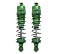 Para Huangbo R1001 R1002 R1003 1/10 Amortiguadores Hidráulicos Delanteros Traseros Mejorados De Metal Accesorios Para Coche RC Piezas(Green)