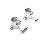 Para Huangbo ZP1001 02 03 04 06 07 08 09 10 Accesorios Para Coches Teledirigidos Copa Dirección Del Eje Delantero Reforzada Con Metal Piezas Para Piezas Maquetas RC(Silver)