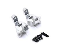 Para HuangBo ZP1001 ZP1002 ZP1003 ZP1004 1/10 Metal Mejora Del Eje Delantero Para Tipo C Con Proceso CNC Para Asiento Piezas Para Coche RC Repuesto ActualizacióN Rc(Silver)