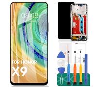 Para Huawei Honor X9 4G Pantalla LCD Para Honor X9 5G Reemplazo De Pantalla Para Honor Magic4 Lite 5G Touch ANY-NX1 Kit de reparación de montaje digitalizador con marco (negro)