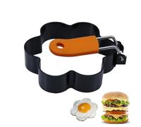para huevos | Utensilios de cocina de acero inoxidable antiadherente - Anillos para huevos para freír en sartén antiadherentes - Para hamburguesa, magdalenas, tartas, filetes, panqueques