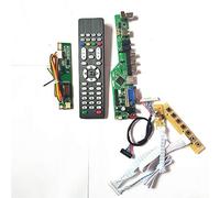 Para HV150UX1-100/101/102 monitor LCD HDMI VGA USB AV RF teclado+Remote+Inversor T.V53 tarjeta de unidad LVDS 1CCFL 30Pin DIY kit (HV150UX1-101)