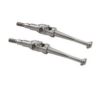 Para Hyper Go Para MJX H16BM H16 16207 14209 14210 H14BM 1/16 Eje De Transmisión Acero CVD Para Coche RC Piezas Actualización Piezas Maquetas RC(Silver)