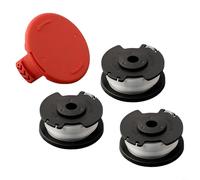 Para Hyper Tough Trimmer Head Bobina y Tapa Set, 5.2 m 1.6mm Línea de repuesto para HT19-401-003-06 HT19-401-003-07 HT22-401-03-05 Modelos