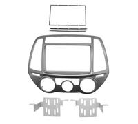 Para Hyundai I-20 I20 2012 2013-2014 Manual Aircon 2Din Car Fascia Radio Panel Kit Facia Plate Adapter Cover Bezel Frame radio fascia frame stereo panel(173 x 98 mm)