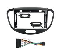para Hyundai I10 2007 2008 2009 2010 2011 2012 2013 Marco Adaptador para Radio Coche 9 Pulgadas Panel Instalación Audio con Cable para Salpicadero OOPUHKSY