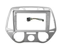 para Hyundai I20 2008 2009 2010 2011 2012 Marco De Fascia Coche 9 Pulgadas Kit Panel De Montaje Radio De Pantalla Grande POMPOMPUR(MT Frame Cable)