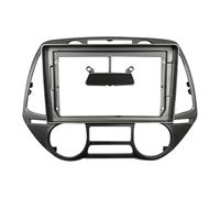 para Hyundai I20 2008 2009 2010 2011 2012 Marco De Fascia Coche 9 Pulgadas Kit Panel De Montaje Radio De Pantalla Grande POMPOMPUR(AT Frame)