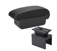 Para Hyundai I20 2021 2022 Caja Reposabrazos Reposabrazos Coche Piezas Interiores Consola Central Caja Almacenamiento Coche Caja del reposabrazos del coche(B3 negro blanco 3USB)