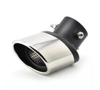 Para Hyundai I30 I30cw Wagao 2007-2012 Silenciador De Tubo De Escape De Acero Inoxidable Punta Del Silenciador Tubo De Escape Trasero(Plata)