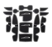 para Hyundai I30 N 2017 2018 2019 2020 2021 2022 para Elantra GT Alfombrilla Antideslizante Goma para Ranura Puerta Coche Posavasos Posavasos Antideslizante Coche(Bianco)