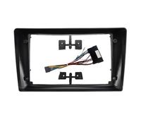 para Hyundai I40 2016 Marco Embellecedor para Panel Radio Coche 9 Pulgadas Estéreo Android 2 DIN Unidad Principal Y Reproductor MP5 con Navegación POMPOMPUR