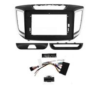 para Hyundai Ix25 para Creta 2014-2019 9 10 Pulgada Coche Radio Android Mp5 Jugador Marco 2 DIN Unidad Principal Fascia Estéreo Panel(Cable de Marco de 9 Pulgadas)