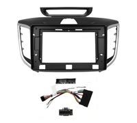 para Hyundai Ix25 para Creta 2014-2019 9 10 Pulgada Coche Radio Android Mp5 Jugador Marco 2 DIN Unidad Principal Fascia Estéreo Panel(Cable de Marco de 10 Pulgadas)