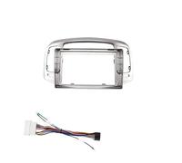 para Hyundai para Accent 2008-2011 Marco para Radio De 9 Pulgadas Reproductor De Vídeo Audio Salpicadero 2 DIN Montaje En Salpicadero POMPOMPUR(Frame B Cable)