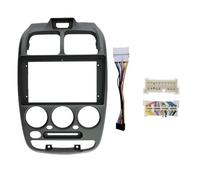 para Hyundai para Accent para Verna 1999-2005 2 DIN 9 Pulgadas Adaptador Fascia Marco Coche Android Radio Kit Panel Montaje Tablero Marco de Radio(Frame -Power Cord-A)