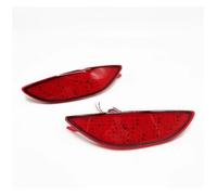 Para Hyundai Para Accent Para Verna Para Brio Para Solaris 2008-2015 Automóvil Reflector Freno Bombilla Lente Roja Advertencia Lámpara Trasera Luces antiniebla parachoques trasero(With LED A)