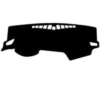 Para Hyundai Para Elantra 2016 2017 2018 2019 Para AD Para Avante Dashmat Tablero Pad Mat Alfombra Sombrilla Accesorios Coche Alfombrilla Salpicadero Proteger(Black Edge LHD)