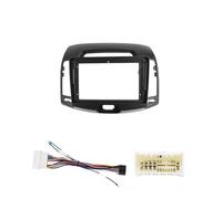 para Hyundai para Elantra para Avante HD 2006-2010 Marco para Radio Estéreo CD/DVD Panel Embellecedor para Salpicadero POMPOMPUR(Frame Cable Set)