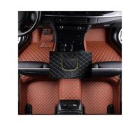 para Hyundai para Equus 5 Seat 2010 2011 2012 2013 2014 2015 2016 2017 Alfombrillas De Cuero para El Piso del Automóvil A Medida(Brown 5 Seats)