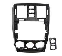 para Hyundai para Getz 2002-2011 Marco Audio Automóvil 9 Pulgadas Y 2 DIN Panel Fascia con Navegación GPS Marco Plástico DVD Automóvil CFCKHPTHAZ(Right Wheel)