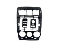 para Hyundai para Getz 2002-2011 Marco Audio Automóvil 9 Pulgadas Y 2 DIN Panel Fascia con Navegación GPS Marco Plástico DVD Automóvil POMPOMPUR(Left Wheel Blcak)