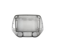 Para HYUNDAI Para I20 2012-2014 9 Pulgadas Coche Fascia Radio Panel Dash Kit Facia Consola Bisel Adaptador Placa Embellecedora Marco Radio Para Coche(AUTO AC)