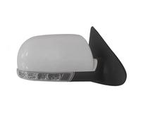 Para Hyundai Para Santa Fe 2007-2012 Conjunto De Espejo Retrovisor Lateral 8 Cables Vista Trasera Conjunto Espejo Retrovisor(White R)