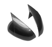 Para Hyundai Para Santa Fe 2019-2023 Cubierta De Espejo Retrovisor Lateral Para Automóvil Tapa De Ala Embellecedor De Puerta Exterior Tapa Espejo Retroviso(Carbon No Light)