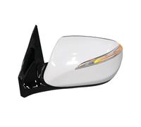 Para Hyundai Para Santa Fe MK3 DM 2012-2015 Espejo Retrovisor Lateral Plegable Manual Calefacción Color Blanco 6 Pines Espejos Exteriores Automóviles(1pc left)