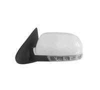Para Hyundai Para Santa Para Fe 2.4L 2.7L 2007-2012 Espejo Retrovisor Lateral Con Lámpara Espejos Exteriores Automóviles(8 PIN Left White)