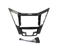 para Hyundai para Sonata 8th 2011-2015 Radio 9 Pulgadas Android Estéreo MP5 Reproductor 2 DIN Unidad Principal Fascia Marco Cubierta Tablero Fascia del Panel de Radio(Marco con Cable)