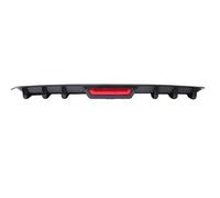 para Hyundai para Tiburon 1997-2008 Coche difusor Parachoques Trasero Labio con luz Trasera Parada y Freno Divisor alerón Kit Aleta tiburón Alerón Difusor Trasero(Carbon Fiber)