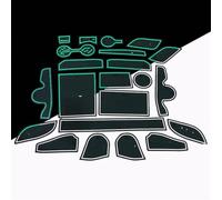 para Hyundai para Tucson 2021 2020 2019 2018-2022 Accesorios Alfombrilla De Goma para Puerta De Coche, Alfombrilla Antideslizante para Puerta, Alfombrilla para Ranuras Protección(15-18 White2)