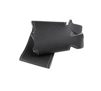 para Hyundai para Tucson 3 2015 2016 2017 2018 2019 Protector Volante Coche Trenzado A Mano Protección Cubierta Cuero Perforado Suave Embellecedor Funda Antideslizante Volante(Black-Gray Line)