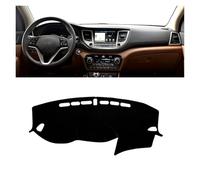 Para Hyundai Para Tucson TL NX4 2015 2016 2017 2018 2019 2020 2021 2022 2023 Alfombrilla Salpicadero Coche Tipo Almohadilla Parasol Alfombras cubierta salpicadero Coche Fundas Salpicadero(LHD 15-18 Bl