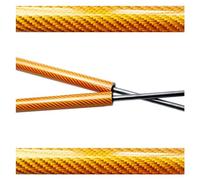 Para Hyundai Para Veloster 1st FS Hatchback 2011-2018, Soporte Elevación Portón Trasero Fibra Carbono Con Resortes Gas Amortiguador 403 Mm Resorte Gas Ventana Trasera(Orange carbon fiber)