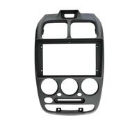 para Hyundai para Verna 1999 2000 2001 2002-2010 9 Pulgadas Radio Coche Fascia Panel Manga Cable Auto Marco Tablero Instrumentos Marco de Radio(Sólo Marco)