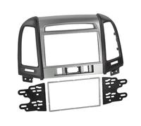 Para Hyundai Santa Fe 2 CM Marco De Instalación De Radio Doble DIN Negro