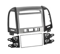 Para Hyundai Santa Fe 2 CM Marco De Instalación De Radio Doble DIN Negro